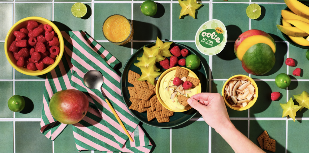 Key lime is one of the high-protein yogurts in the Oolie portfolio.