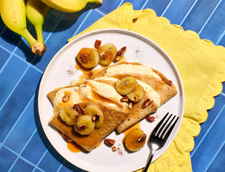 Bananas Foster Crepes