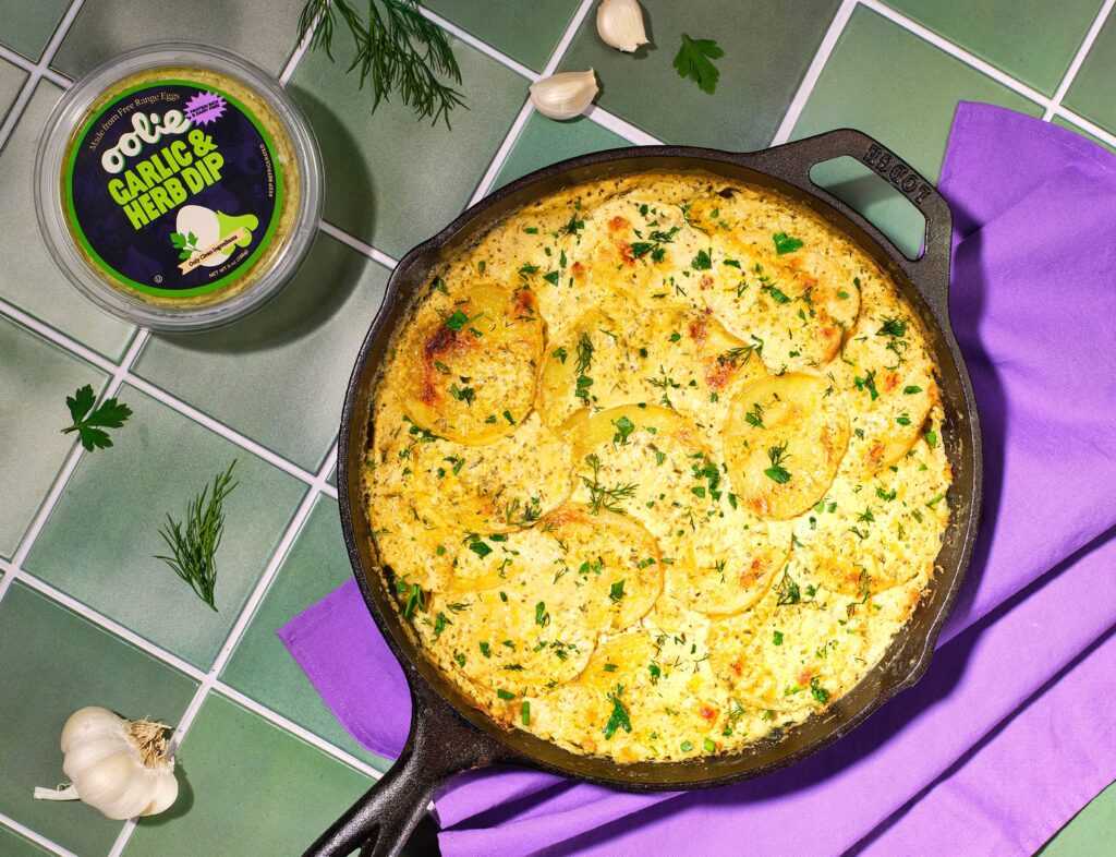 Garlic and Herb Scalloped Potatoes