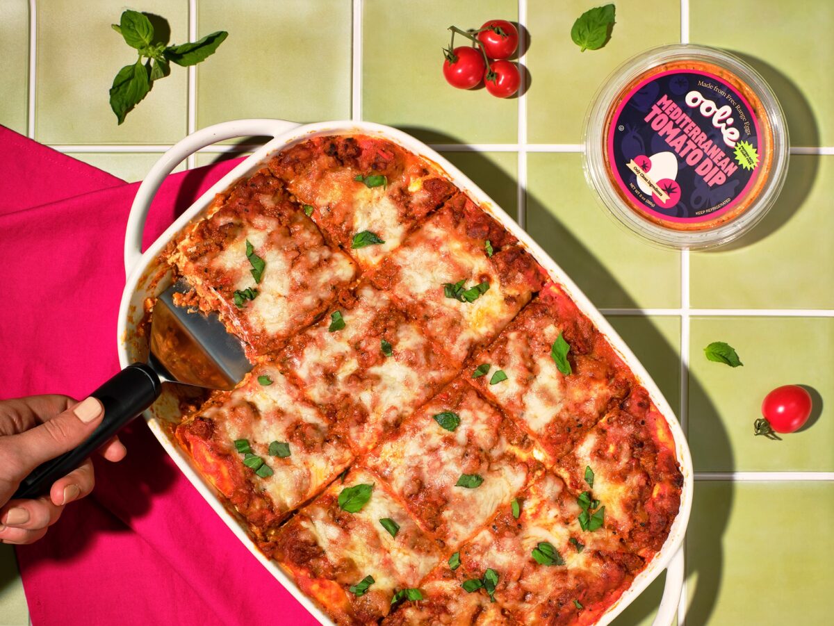 Oolie Med Tomato Dip Lasagna Recipe