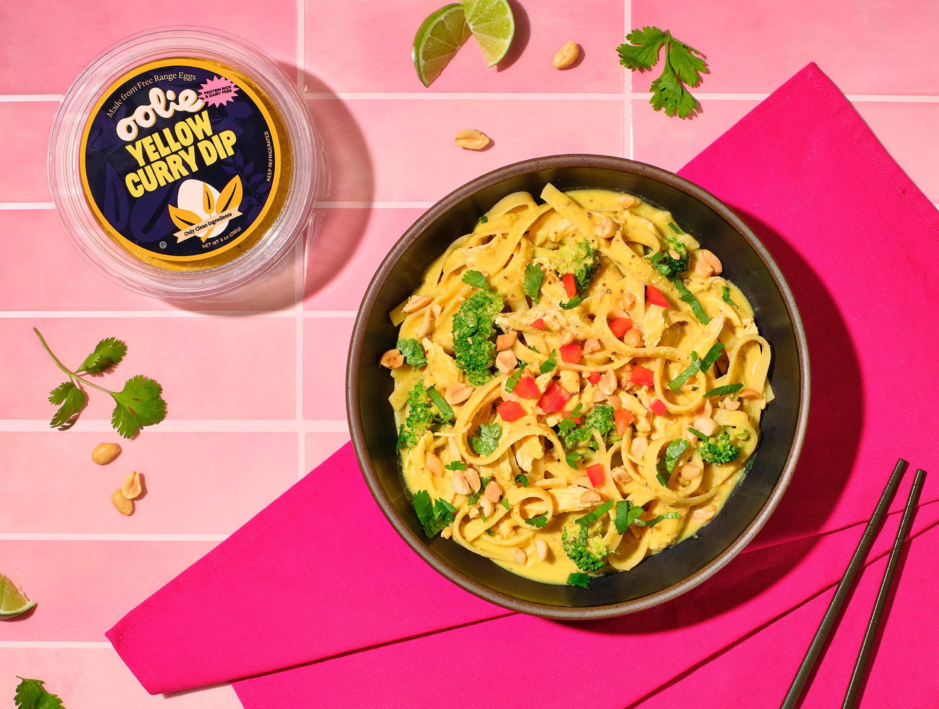 Yellow Curry Peanut Noodles Recipe - Oolie
