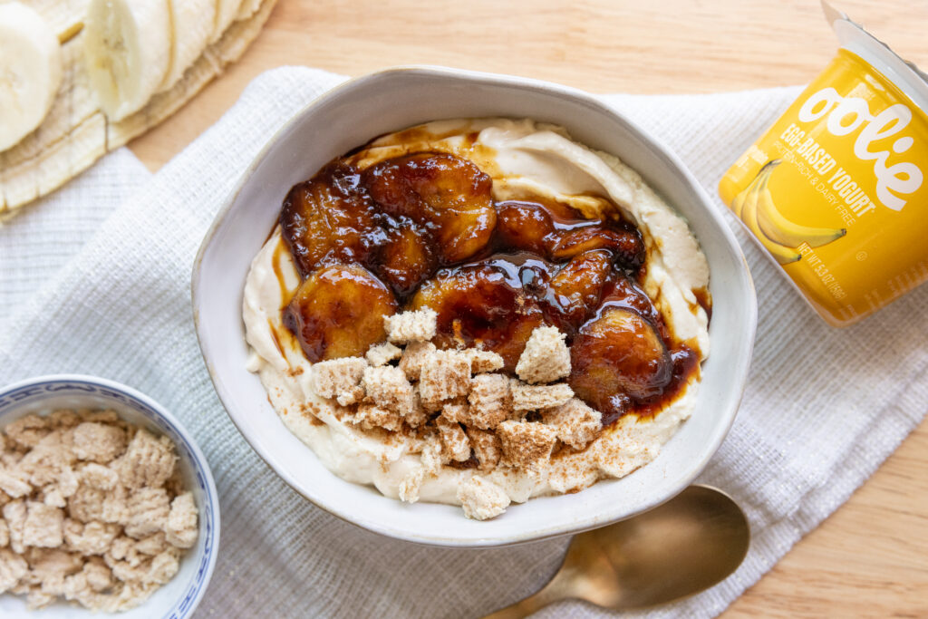 Bananas Foster Yogurt Bowl